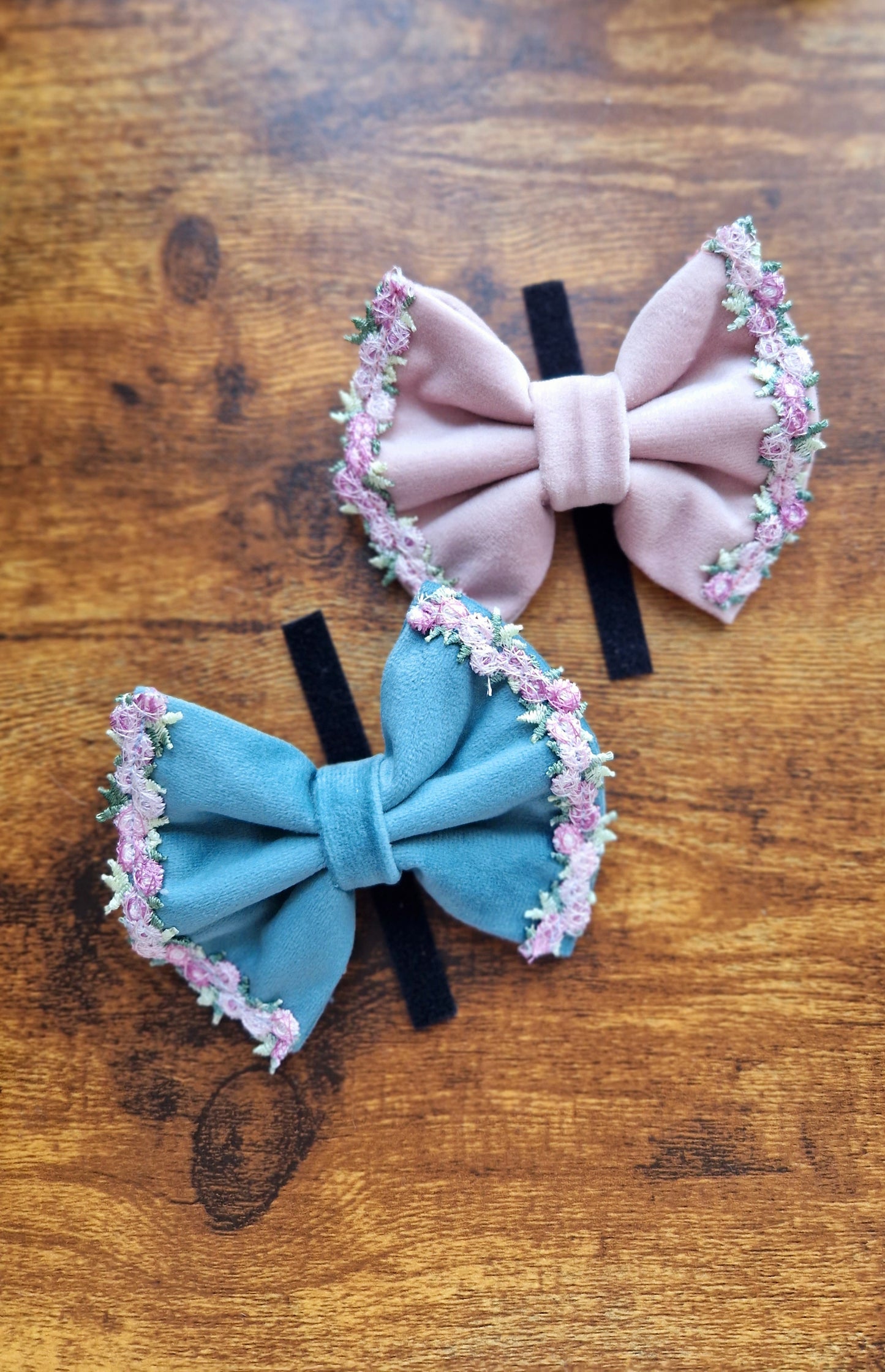 Floral Pink Bow