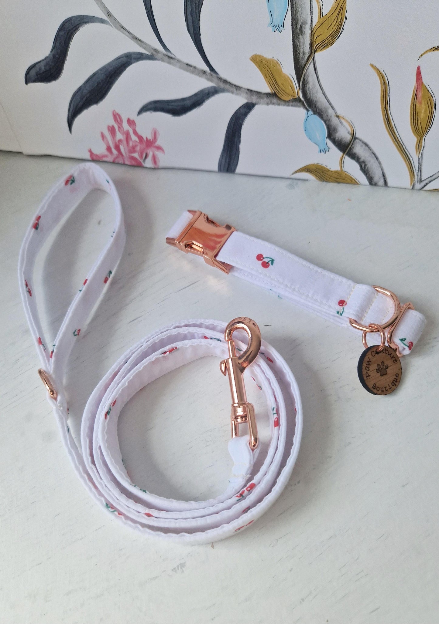 Cherries Dog Collar