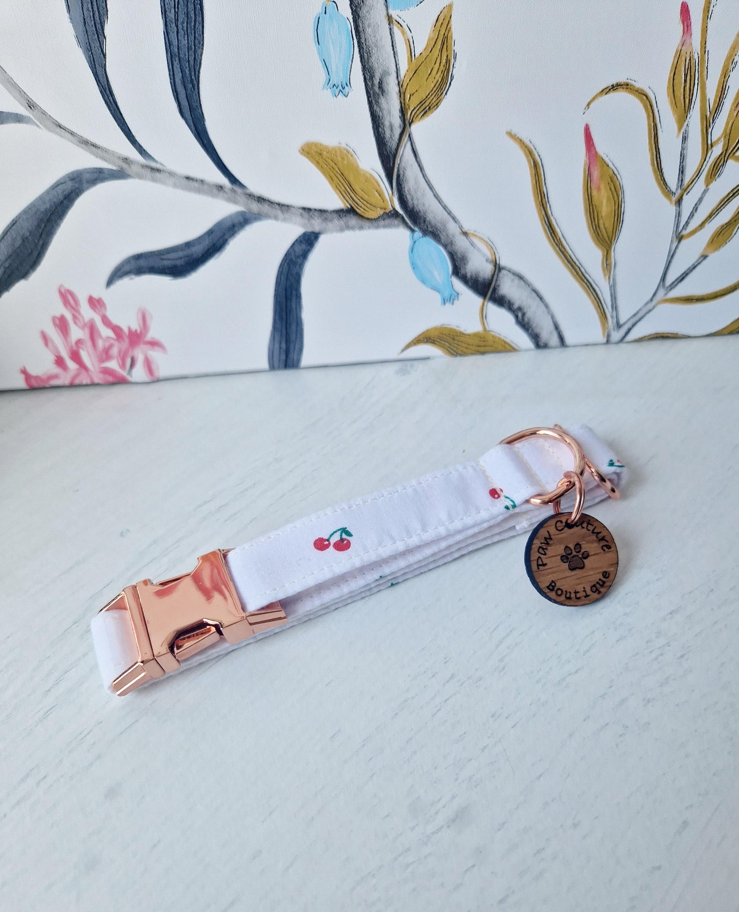 Cherries Dog Collar