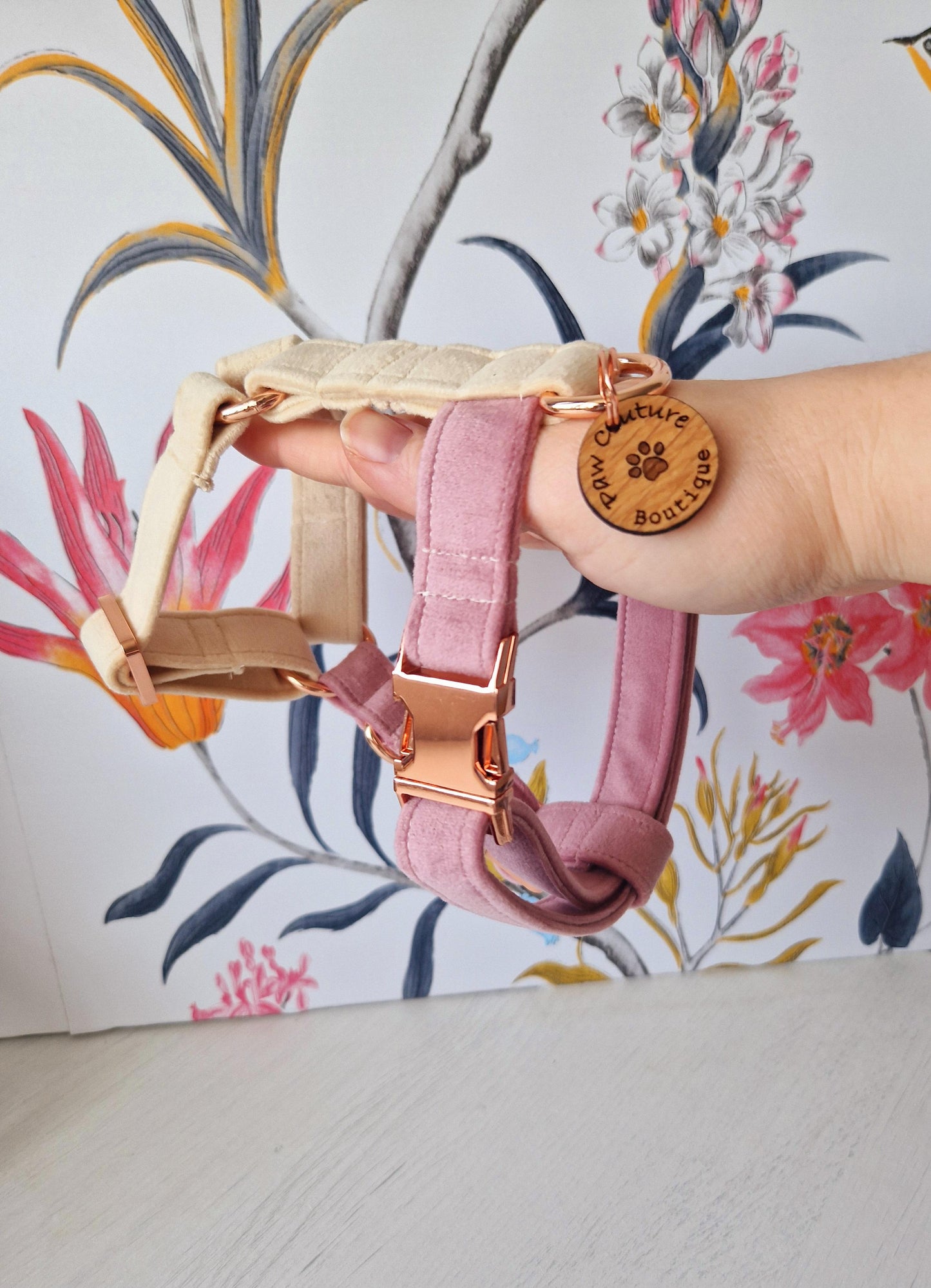 Velvet Strawberries & Cream Harness