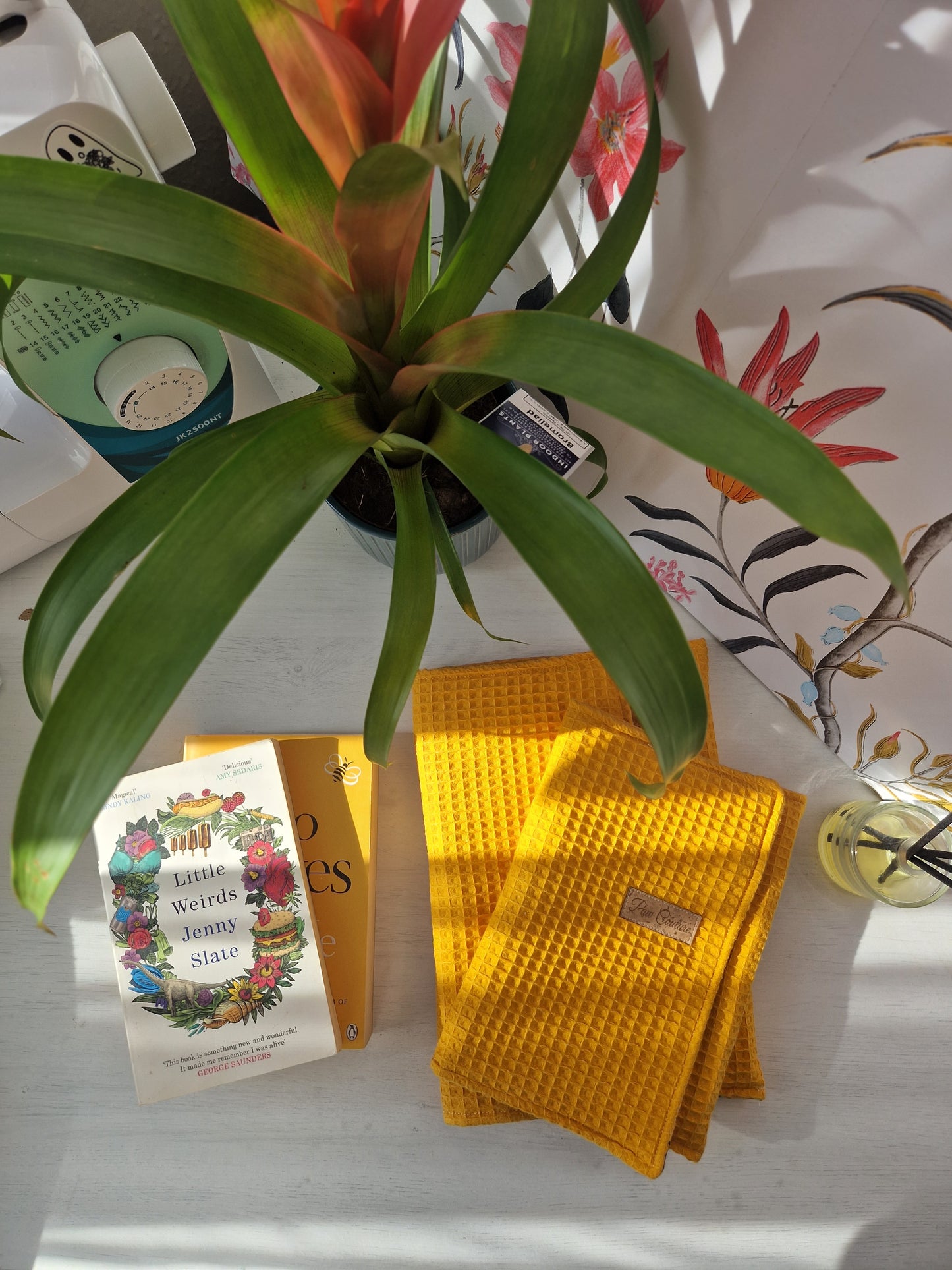 Mustard Waffle Book Clutch