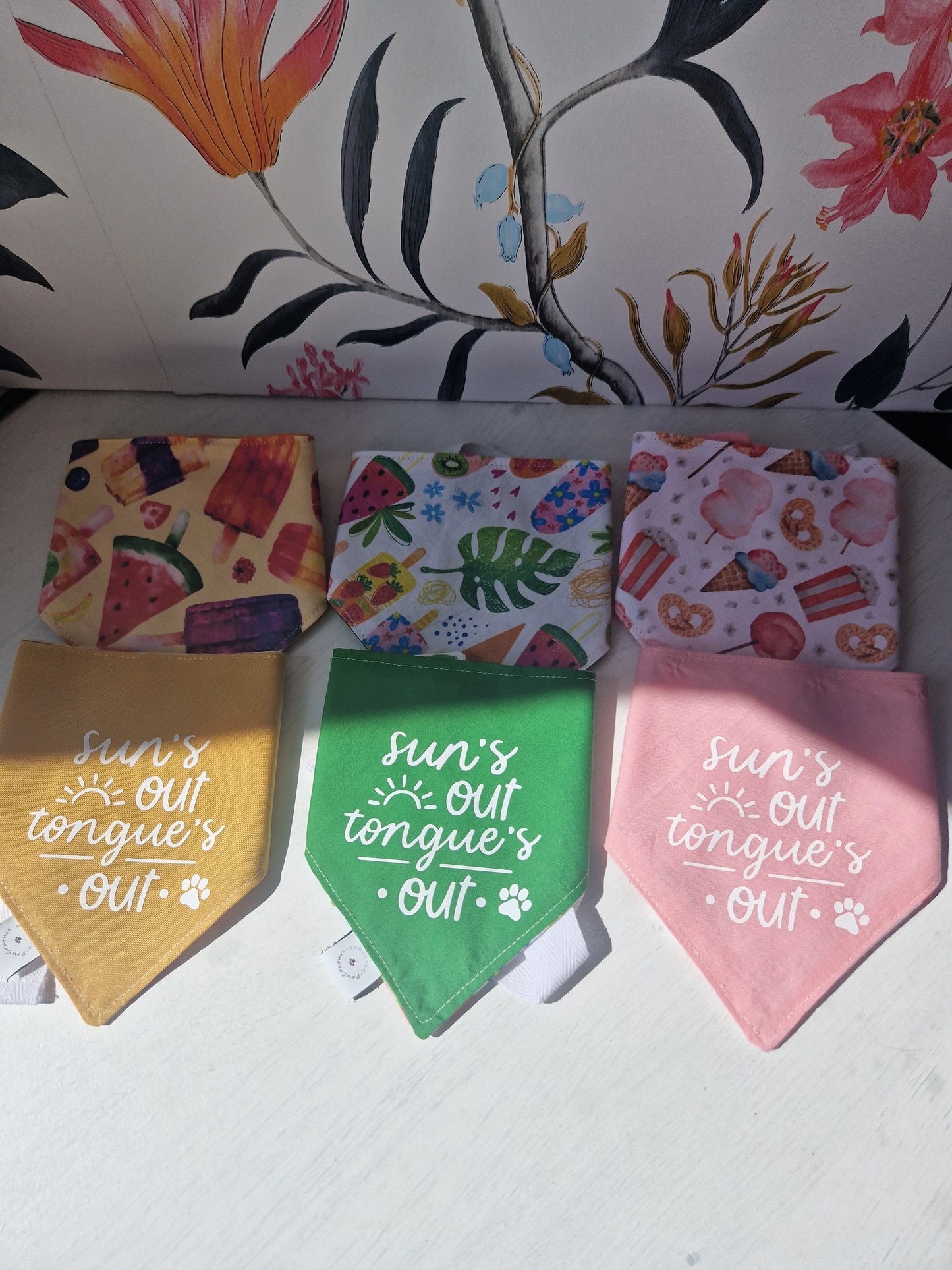 Green Sun's out Tongue's out Bandana