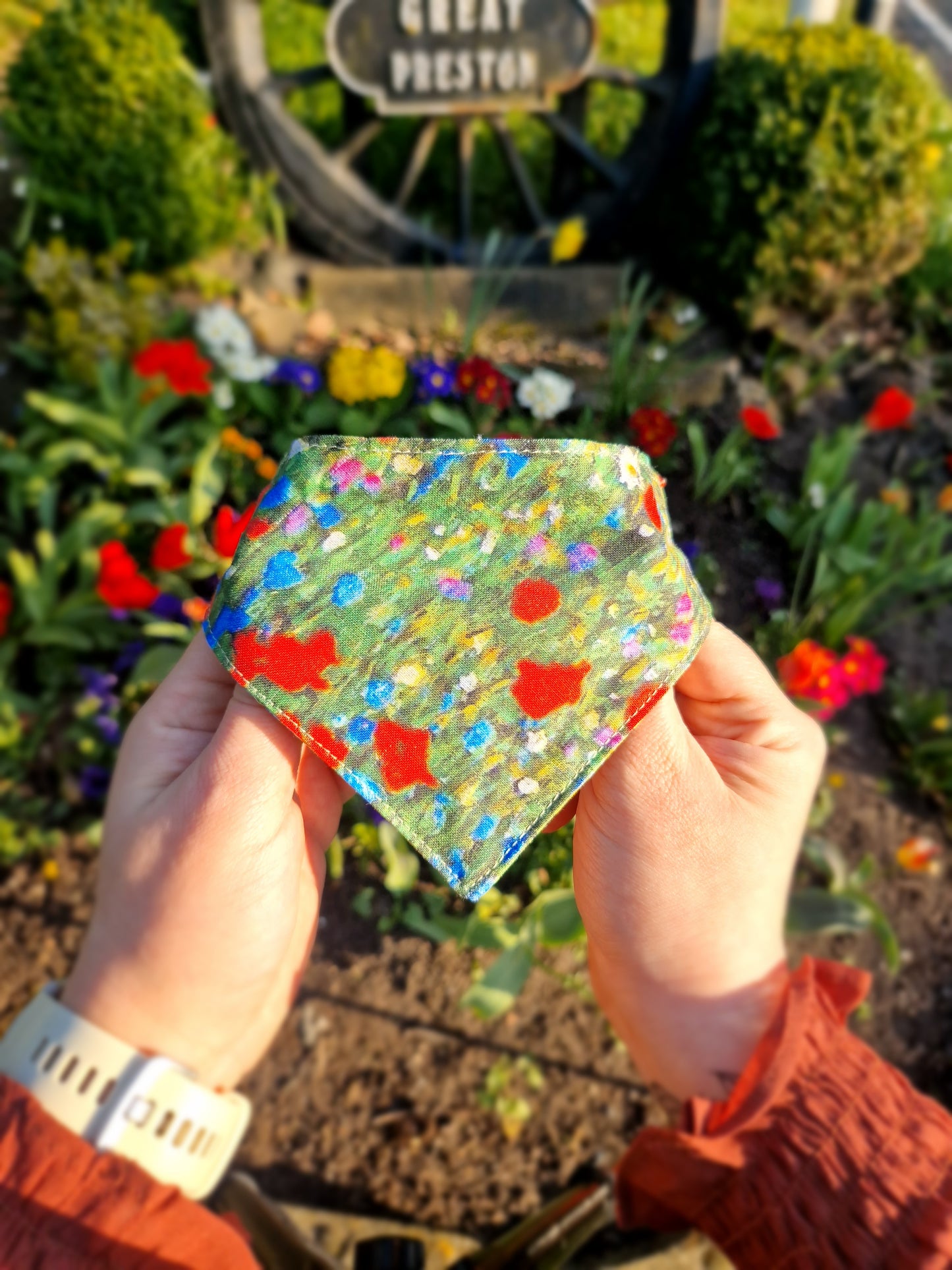 Watercolour bloom Bandana
