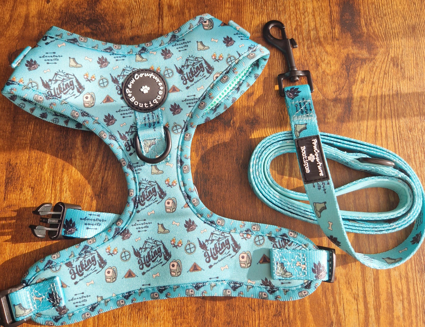 Hike in Teal Chest Harness