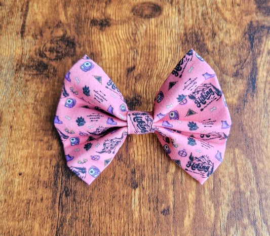 Hike in Pink Bow